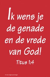 Bemoedigingskaartje CR29  -  Titus 1:4