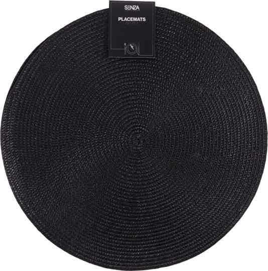 Placemats Zwart set van 2