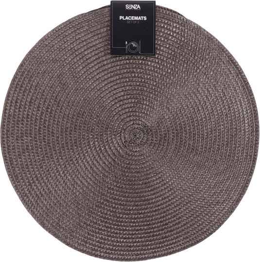 Placemats bruin set van 2