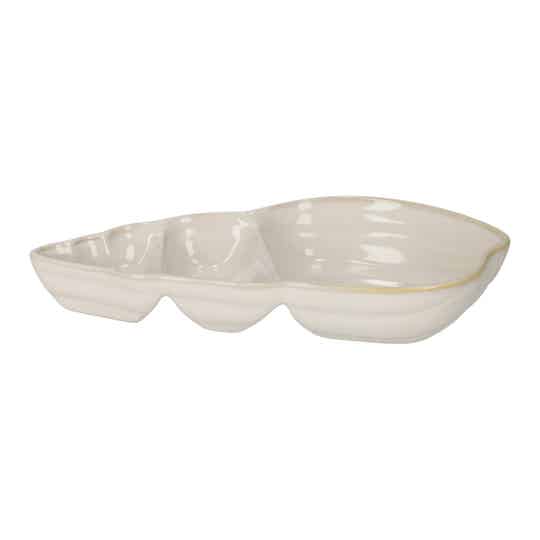 Serveerschaal Schelp 28 x 12,5 x 5 cm