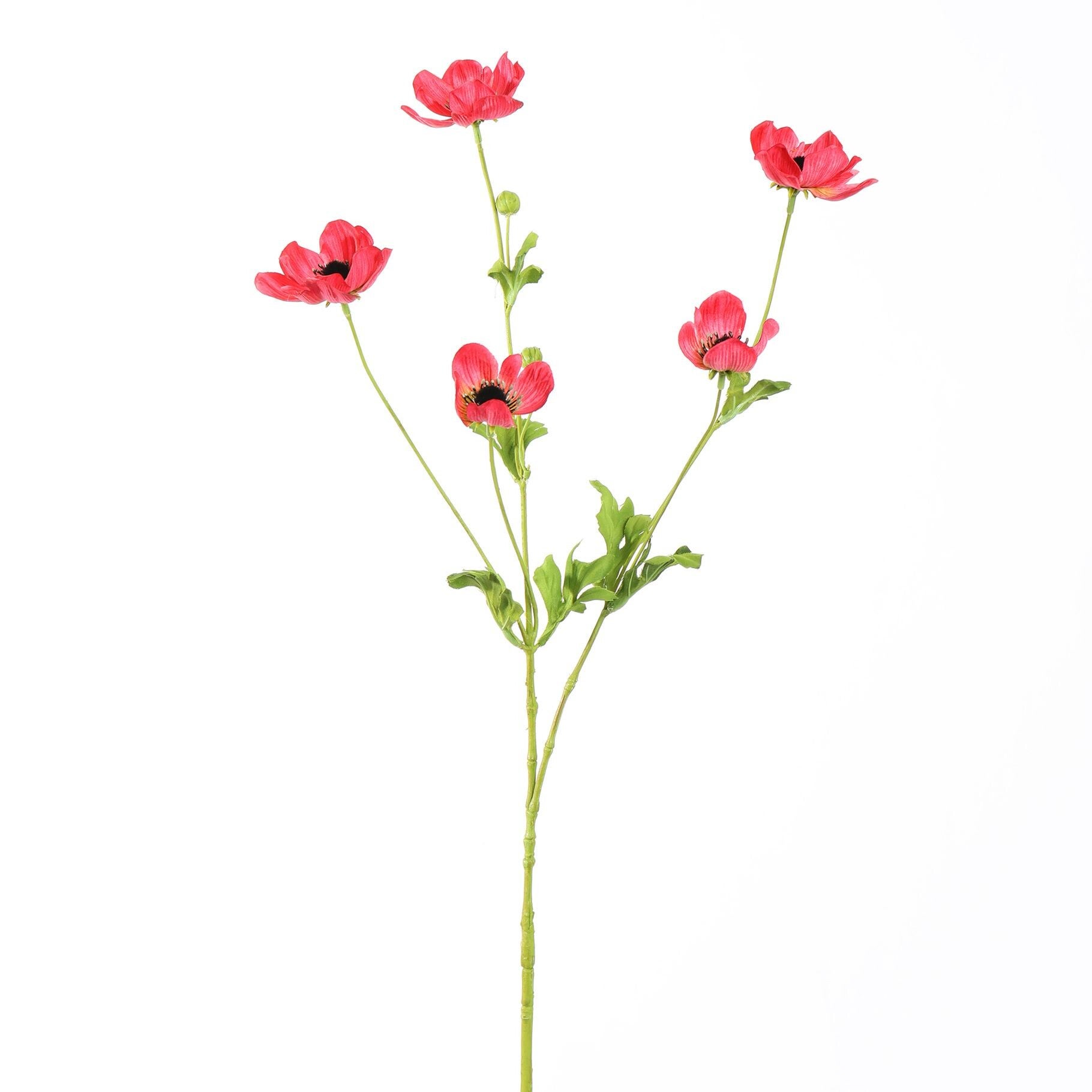 Kunstbloem ANEMONE SPRAY 81CM BEAUTY/Red