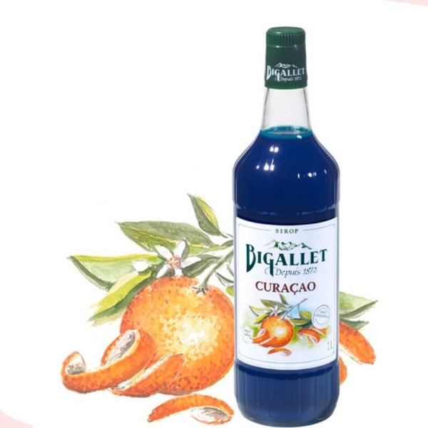 Bigallet Blue Curaçao siroop - 1L