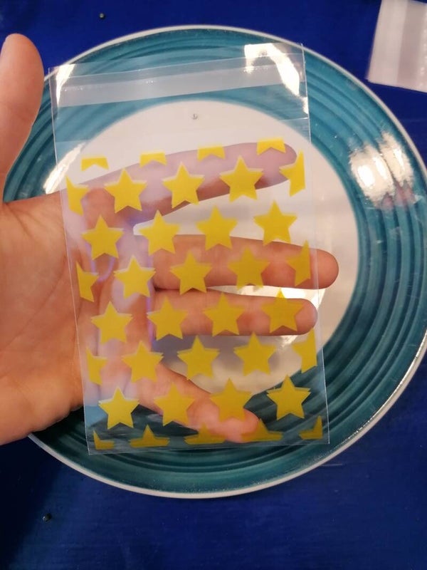 inpakzakjes sterretjes 5 stuks