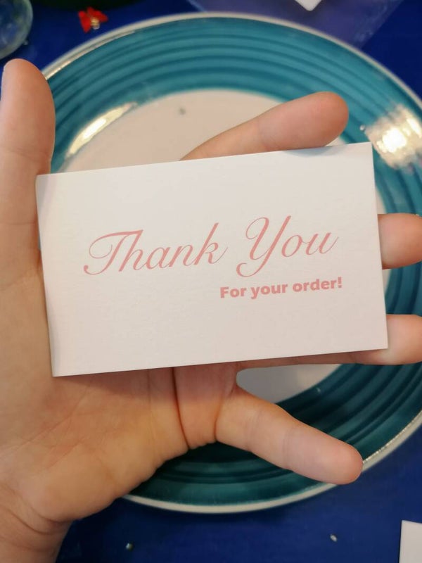 thank you kaart  - 5 stuks