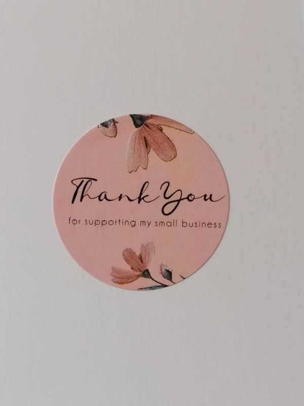 tank you sticker (100 stuks)