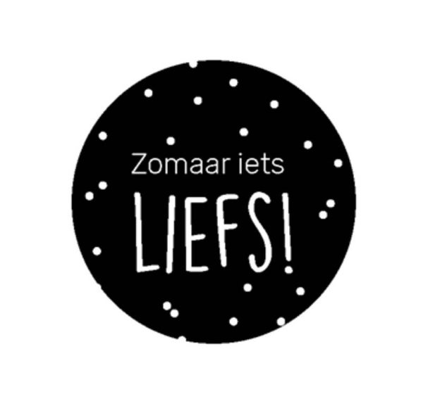 zomaars iets liefs stikker