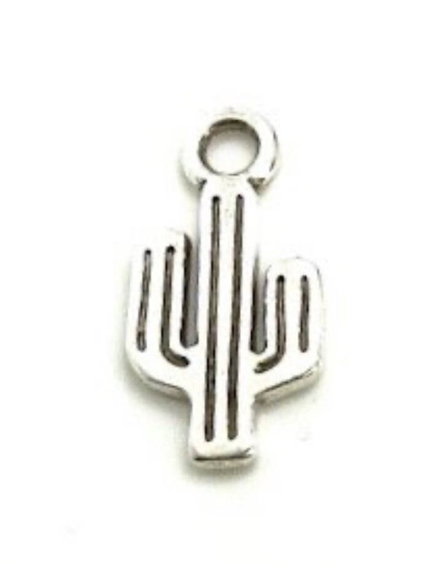 Cactus bedel zilver 5st