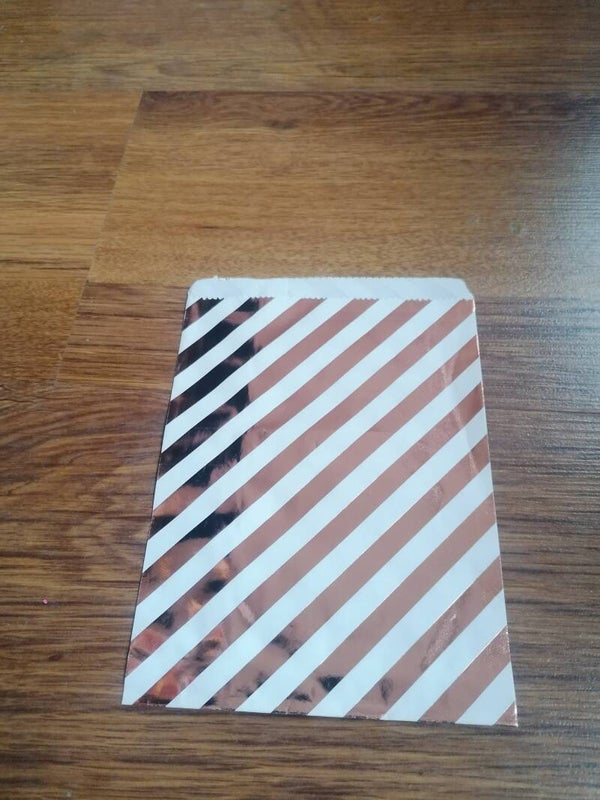 Inpakzakje schuinestreepjes 1st