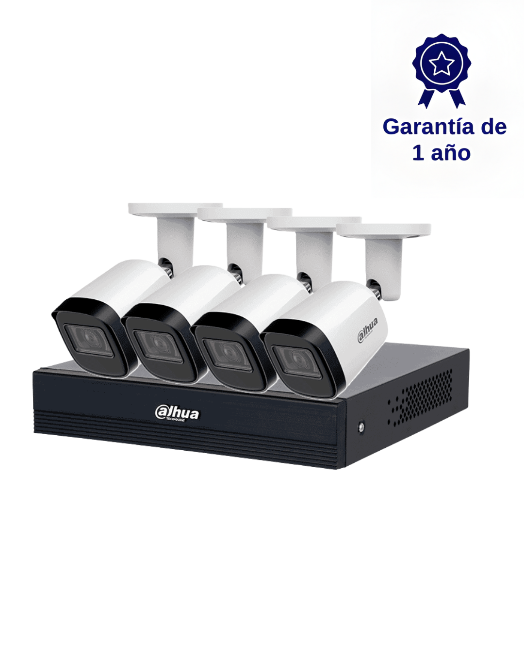 Kit 4 cámaras infrarrojo 2mp con instalación