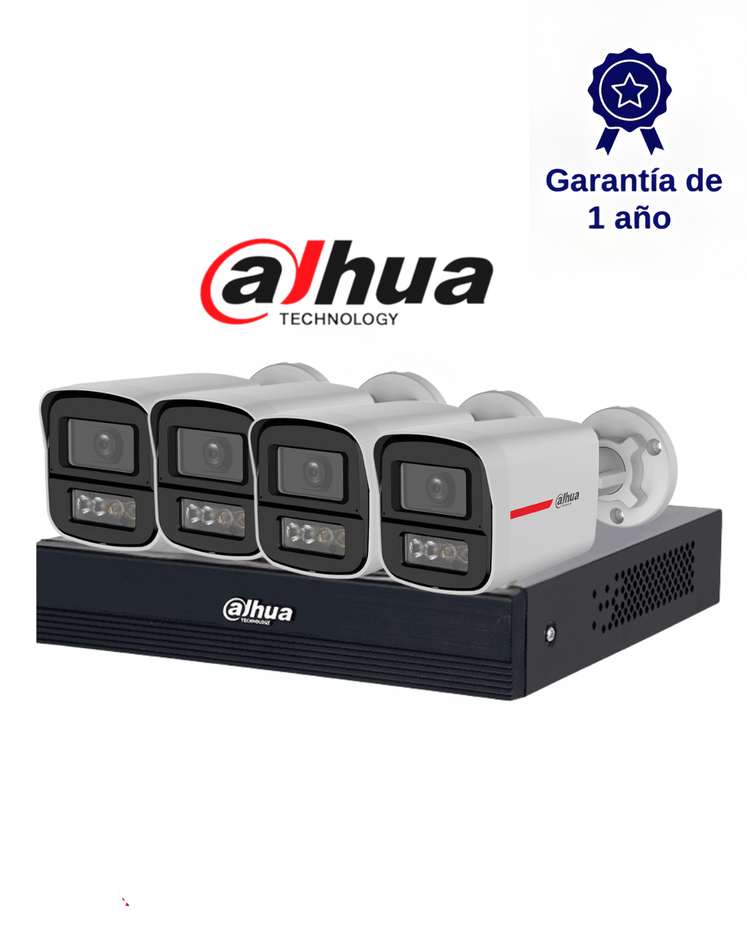 Kit 4 cámaras WIZCOLOR con audio 2mp