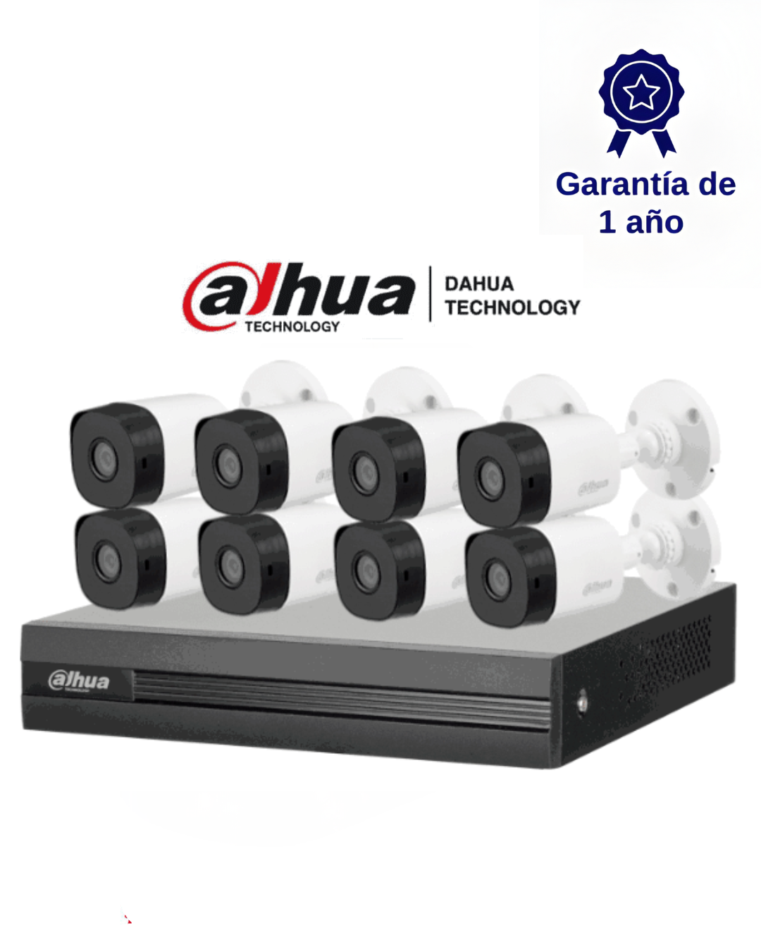 Kit 8 cámaras sin audio 2mp