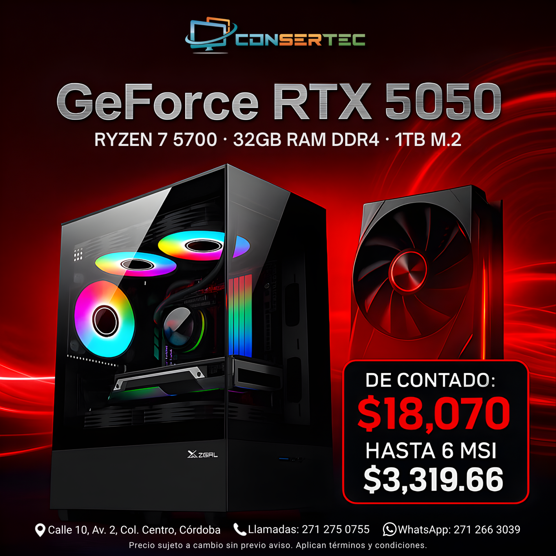 PC RTX 5050