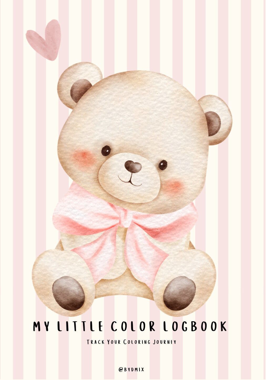 DIGITAL DOWNLOAD "My Little Color Logbook" Pink