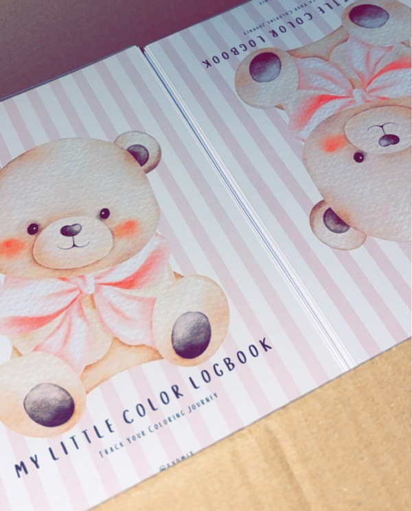 LITTLE COLORBOOK PINK BESCHADIGD