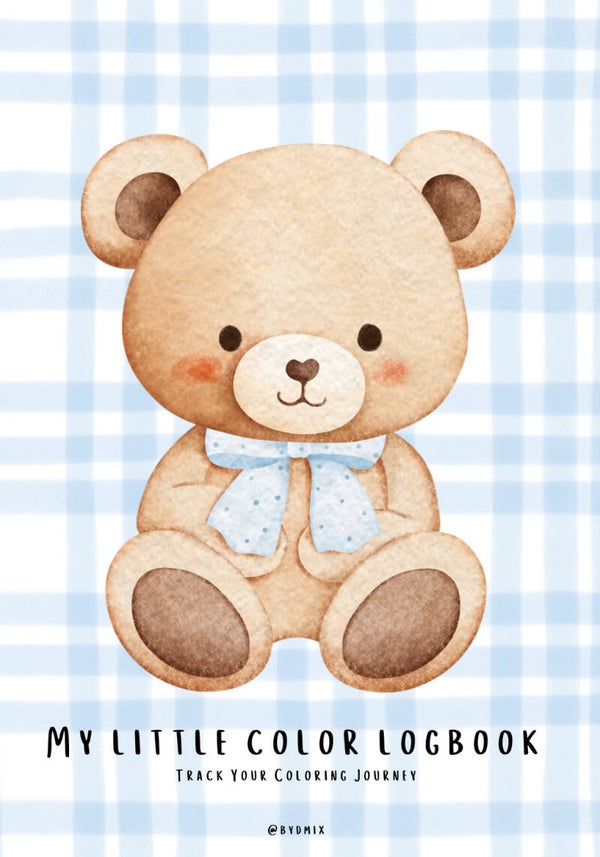 DIGITAL DOWNLOAD "My Little Color Logbook" Blue