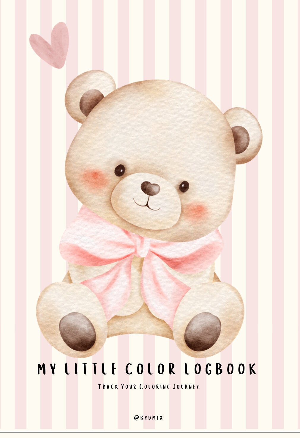 DIGITAL DOWNLOAD "My Little Color Logbook" Pink
