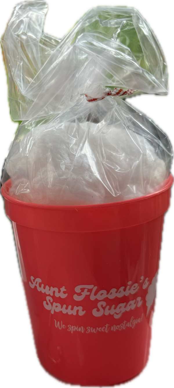Aunt Flossie Fun Cup—Cotton Candy Filled 16 oz Cup