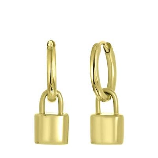 Forever locked earrings - goud