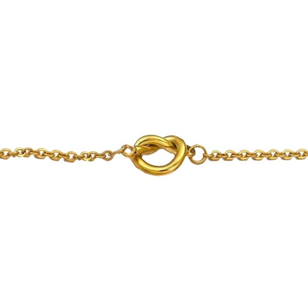Knotted armband - goud