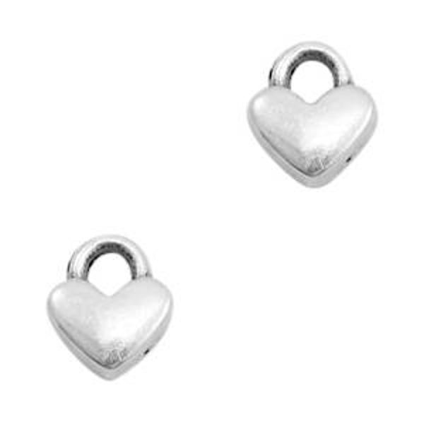 DQ hartje - zilver