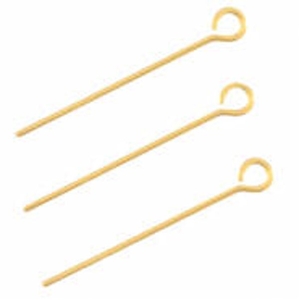 Kettelstiften - goud | 5 stuks