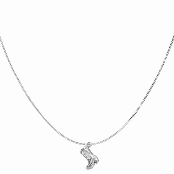 Cowgirl ketting - zilver