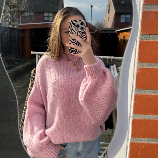 Comfy sweater - Vintage pink
