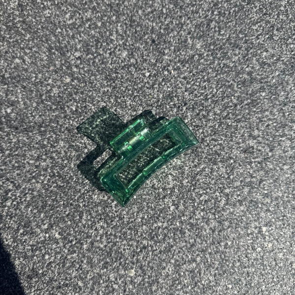 Haarclip - Bright green