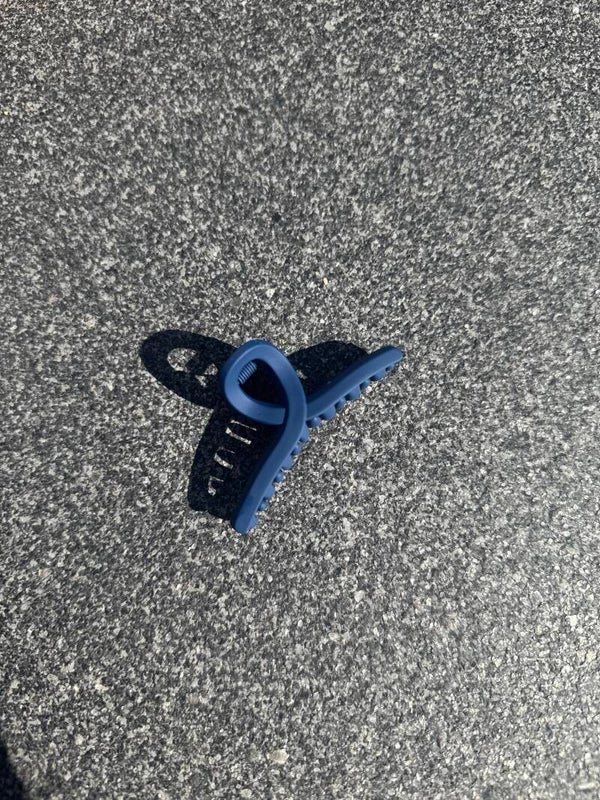 Haarclip twisted - Navy blue