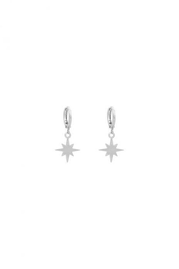 Northern star earrings - zilver