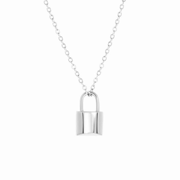 Slot ketting - zilver