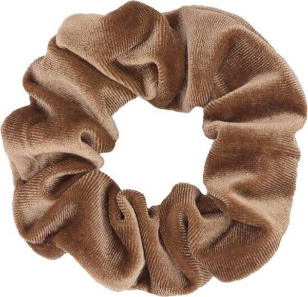 Fluffy scrunchie - bruin