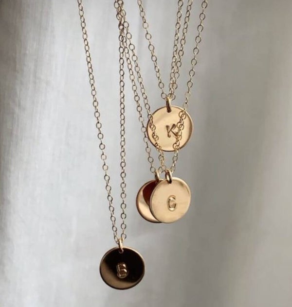 Initial ketting - goud