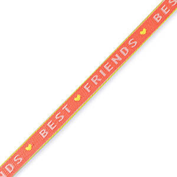 Best friends lint - coral | 1 meter