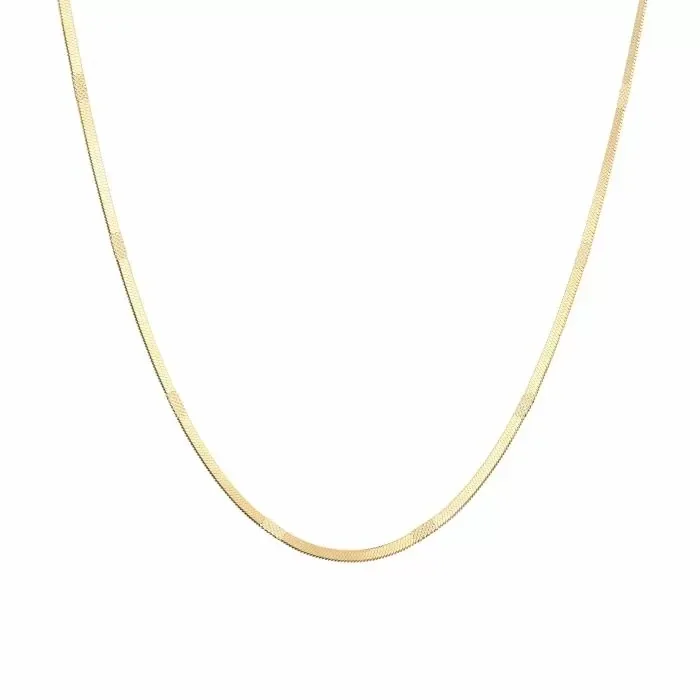 Snake chain ketting - goud