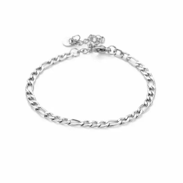 Mini chain armband - zilver