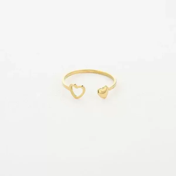 Cute heart ring - goud