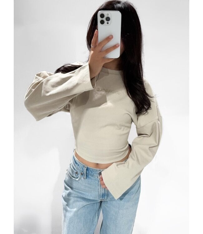 Redifined longsleeve - Beige