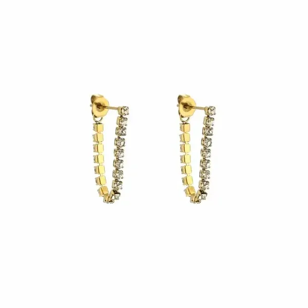 Shine oorbellen - goud