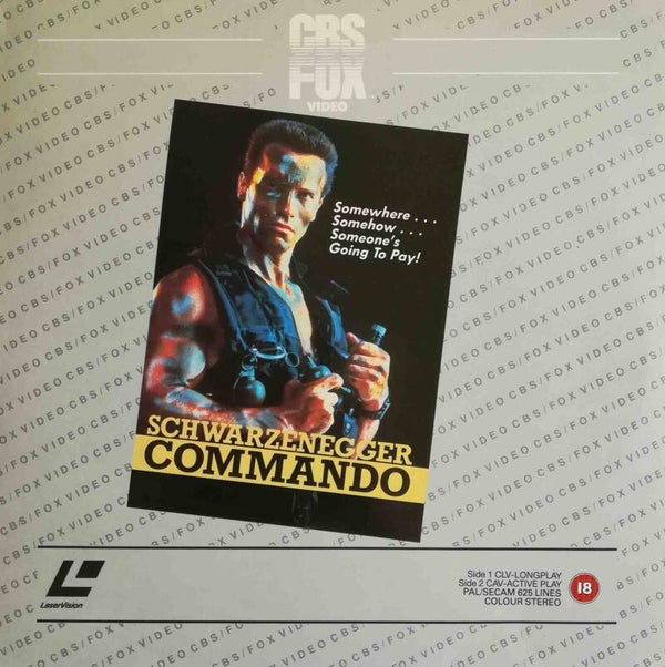 Commando laserdisc