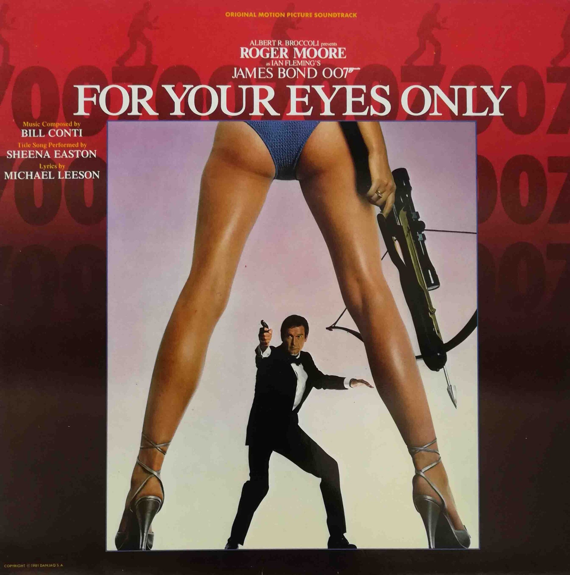 For Your Eyes Only soundtrack LP