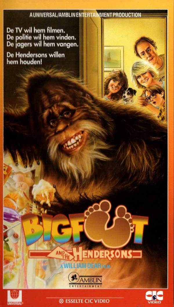 Harry & the Hendersons VHS