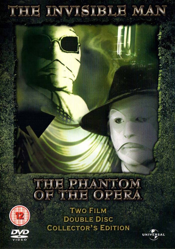 Invisible man/Phantom of the Opera 2DVD