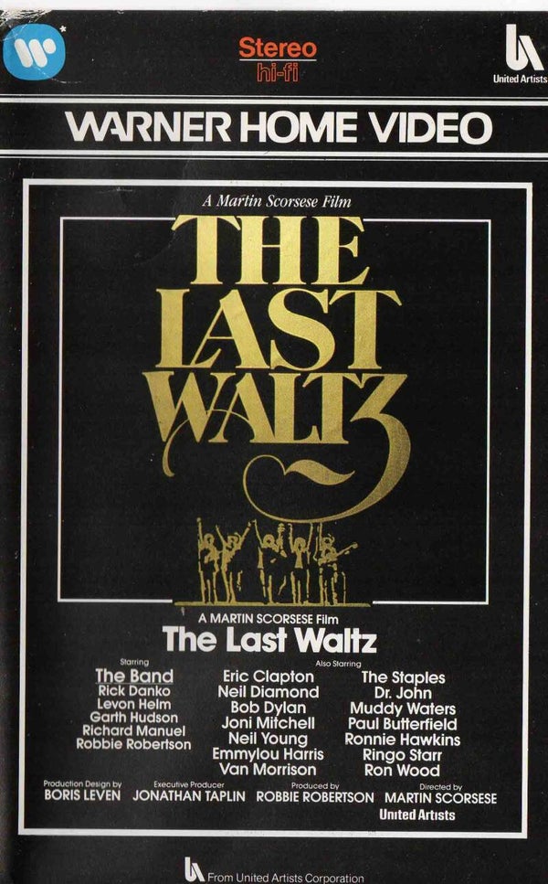 Last Waltz – The Band VHS