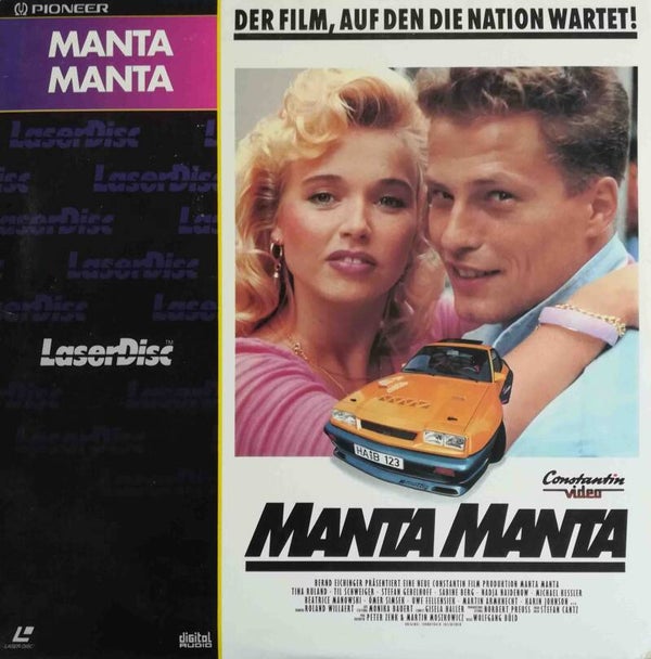 Manta Manta laserdisc