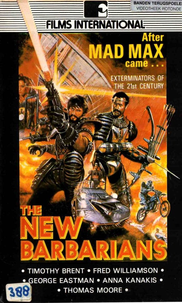 New Barbarians VHS