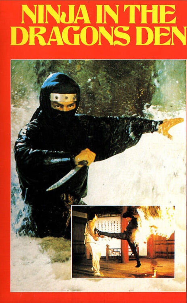 Ninja in the dragons den VHS