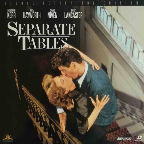 Separate Tables laserdisc