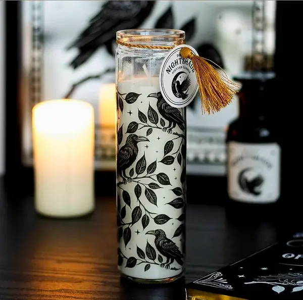 Gift idea for raven lovers: ravens as a witch’s companion