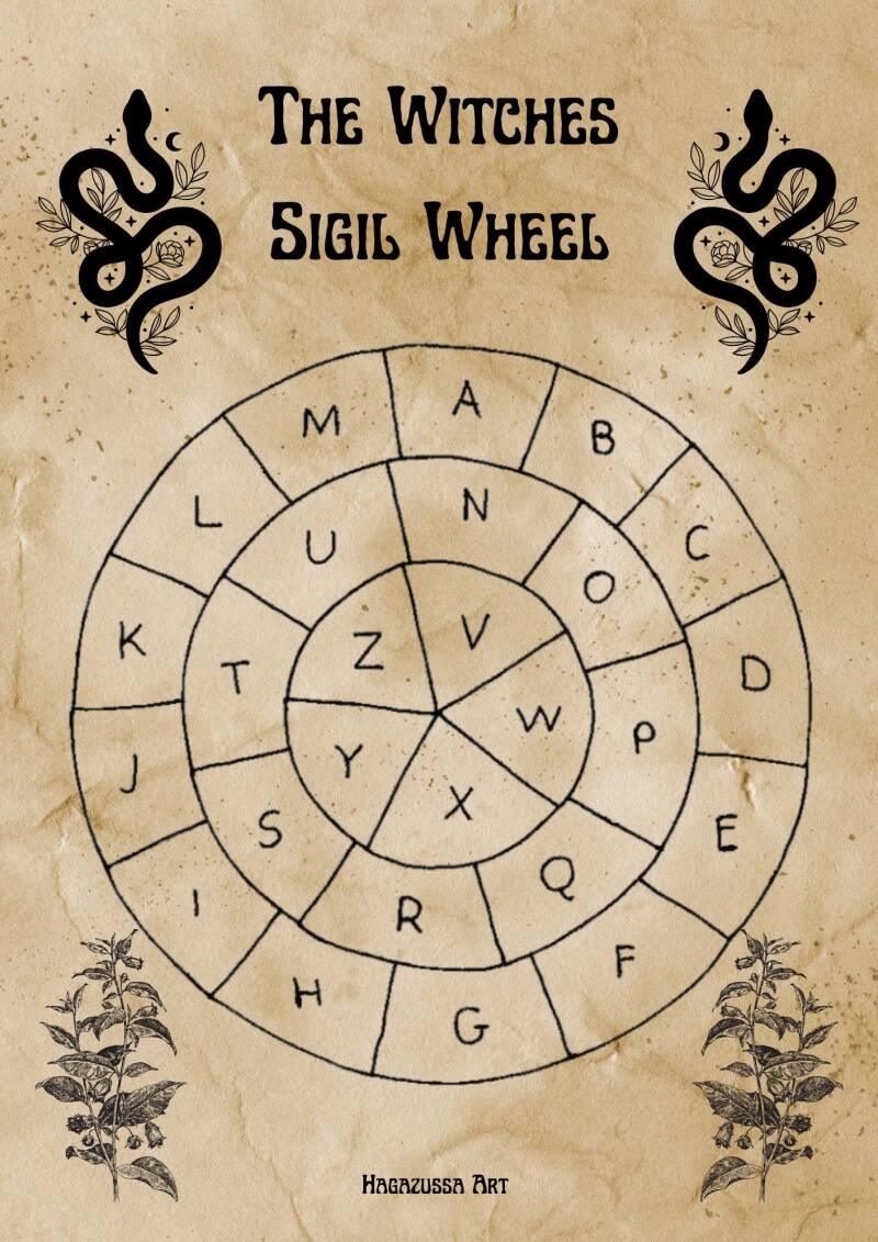 Witches Sigil Wheel